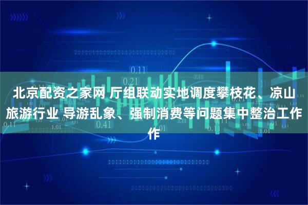 北京配资之家网 厅组联动实地调度攀枝花、凉山旅游行业 导游乱象、强制消费等问题集中整治工作